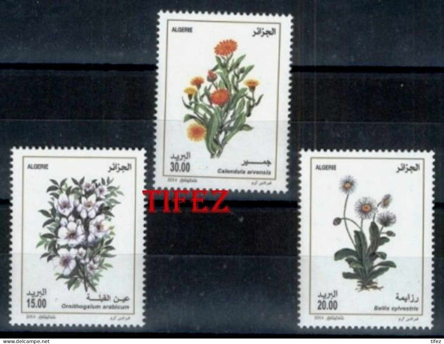 Année 2014-N°1673/1675 Neufs**MNH : Fleurs D'Algérie - Algeria (1962-...)