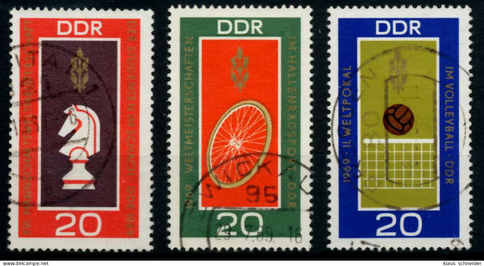 DDR 1969 Nr 1491-1493 Gestempelt X94175A - Oblitérés
