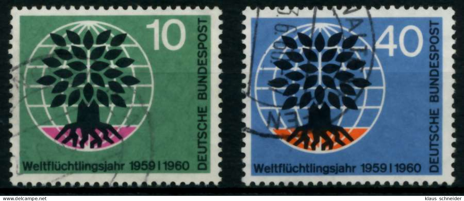 BRD BUND 1960 Nr 326-327 Gestempelt X95CDDA - Used Stamps