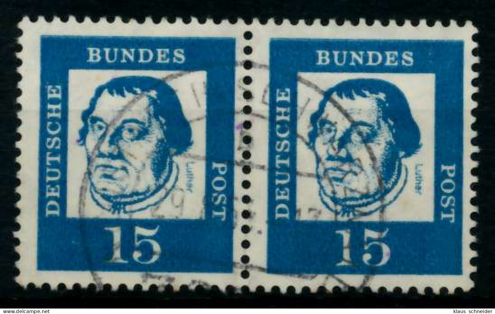 BRD DS BED. DEUT. Nr 351y Gestempelt WAAGR PAAR X95D296 - Used Stamps