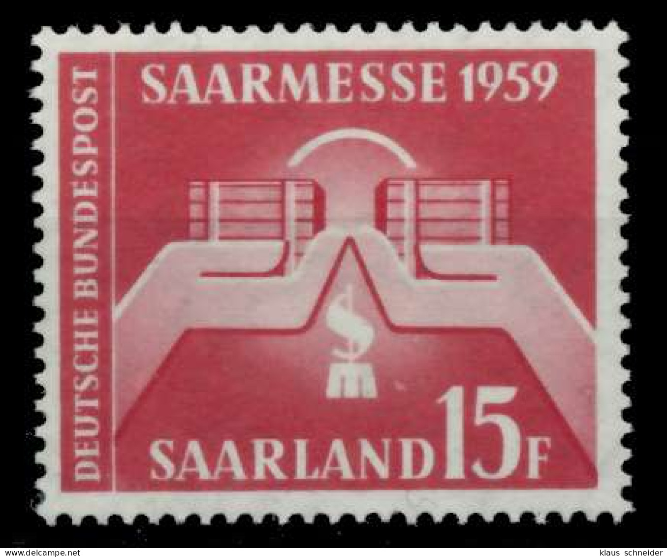 SAAR OPD 1959 Nr 447 Postfrisch S035082 - Nuevos