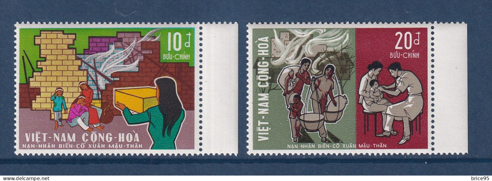 Vietnam Du Sud - YT N° 373 Et 374 ** - Neuf Sans Charnière - 1970 - Vietnam