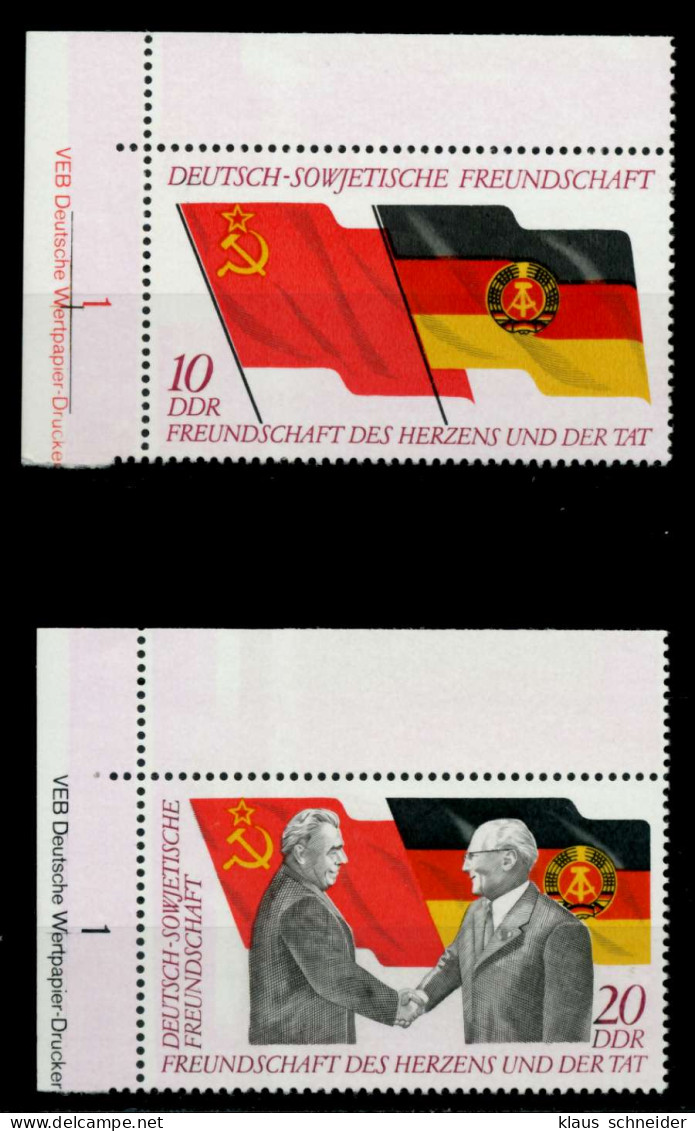 DDR 1972 Nr 1759-1760 Postfrisch ECKE-OLI X98BA56 - Neufs