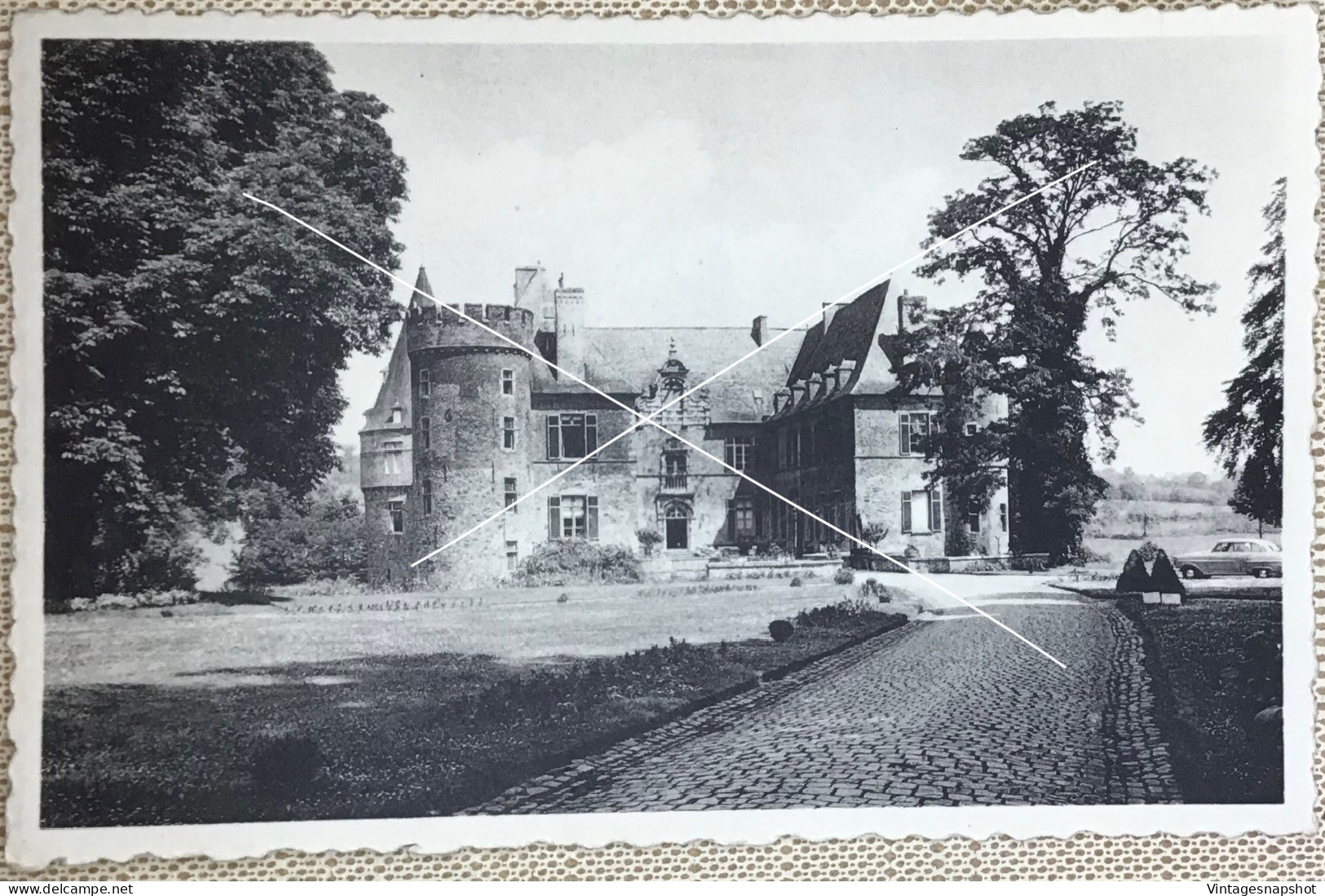 BRAINE-LE-CHATEAU Château Féodal CP édit Imprimerie Papeterie Taxi Fauconnier - Braine-le-Château