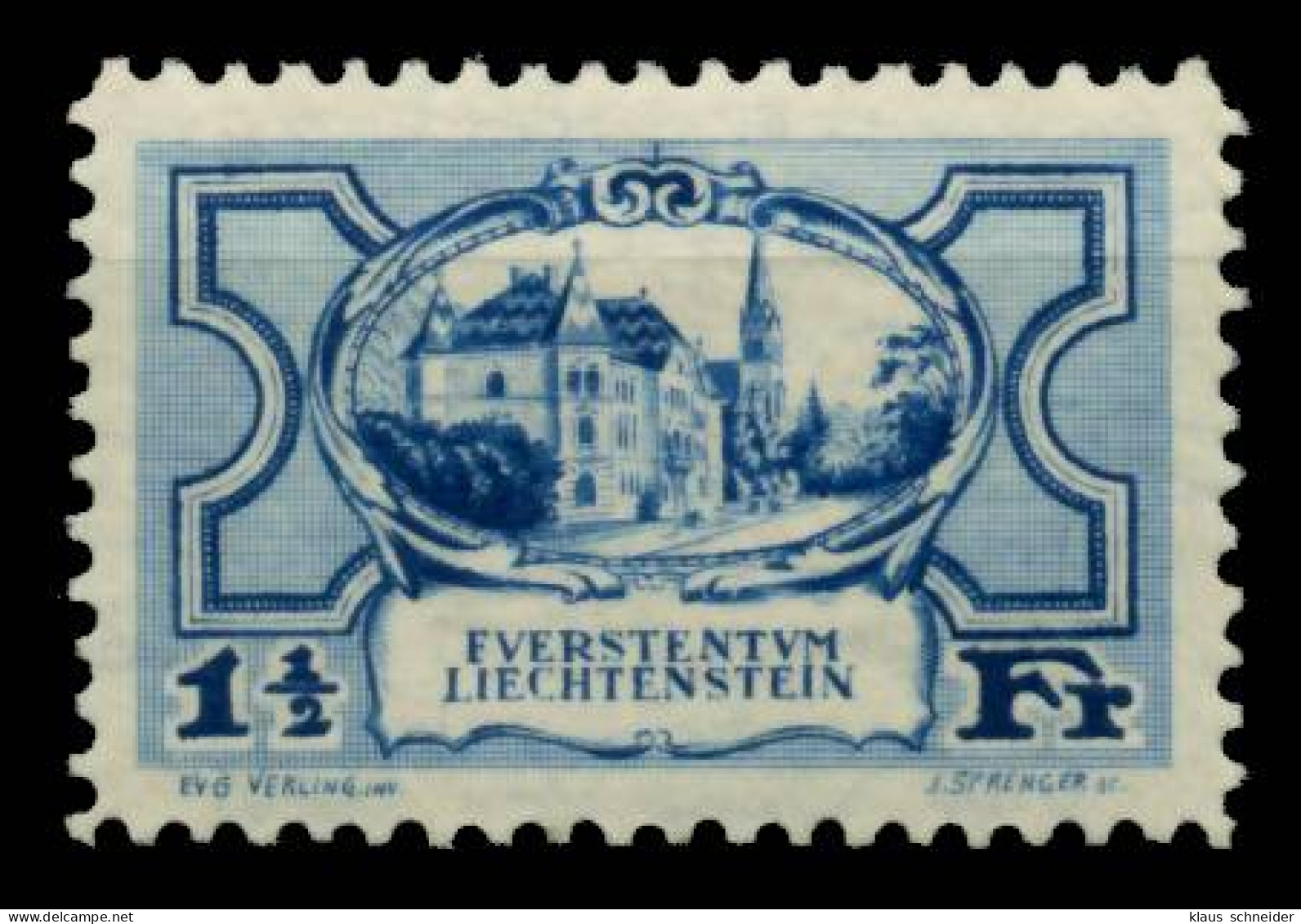 LIECHTENSTEIN 1925 Nr 71 Postfrisch X6A8B06 - Unused Stamps