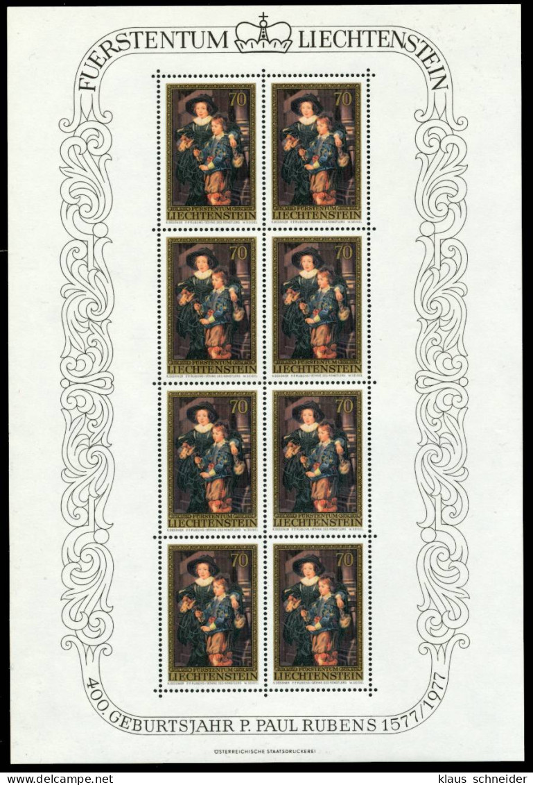 LIECHTENSTEIN Nr 655KB-657KB Postfrisch X6ACB2E - Blocs & Feuillets