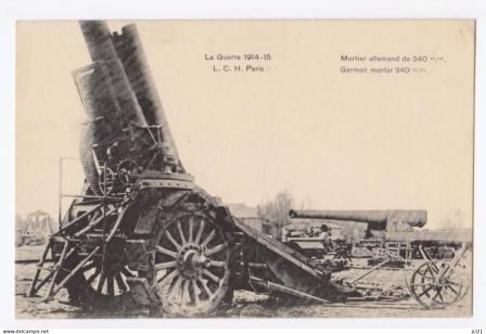 CPA " MORTIER ALLEMAND DE 340 MM " (1581)_CPM81 - Materiale