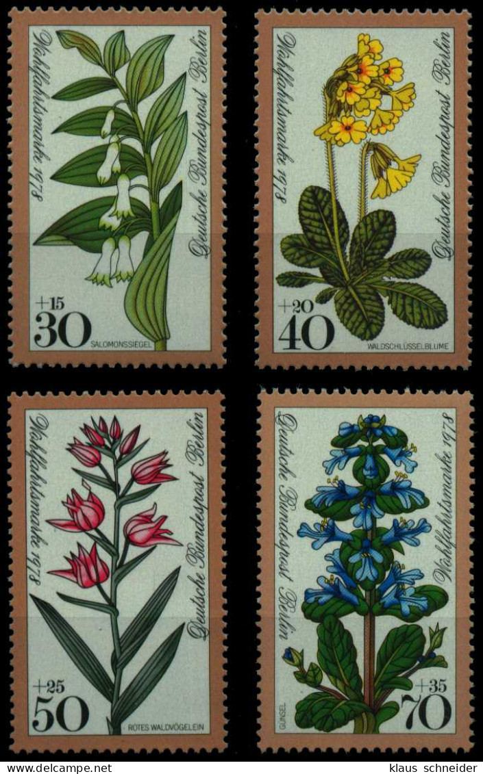 BERLIN 1978 Nr 573-576 Postfrisch S83158A - Unused Stamps