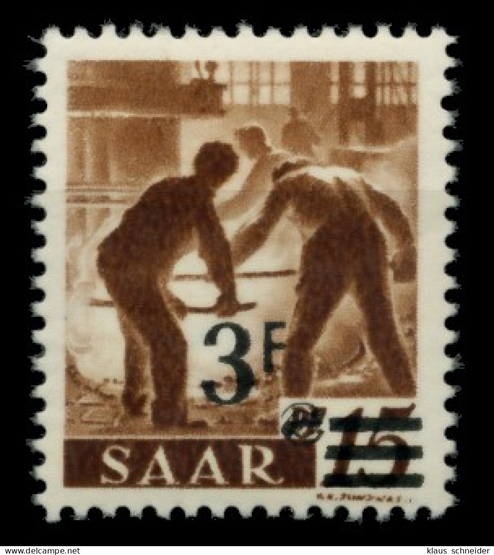 SAARLAND 1947 Nr 230ZII Postfrisch X6D144A - Ongebruikt