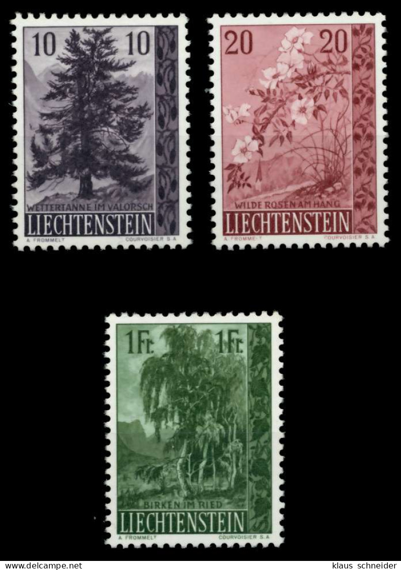 LIECHTENSTEIN 1957 Nr 357-359 Postfrisch X6FE0FE - Unused Stamps