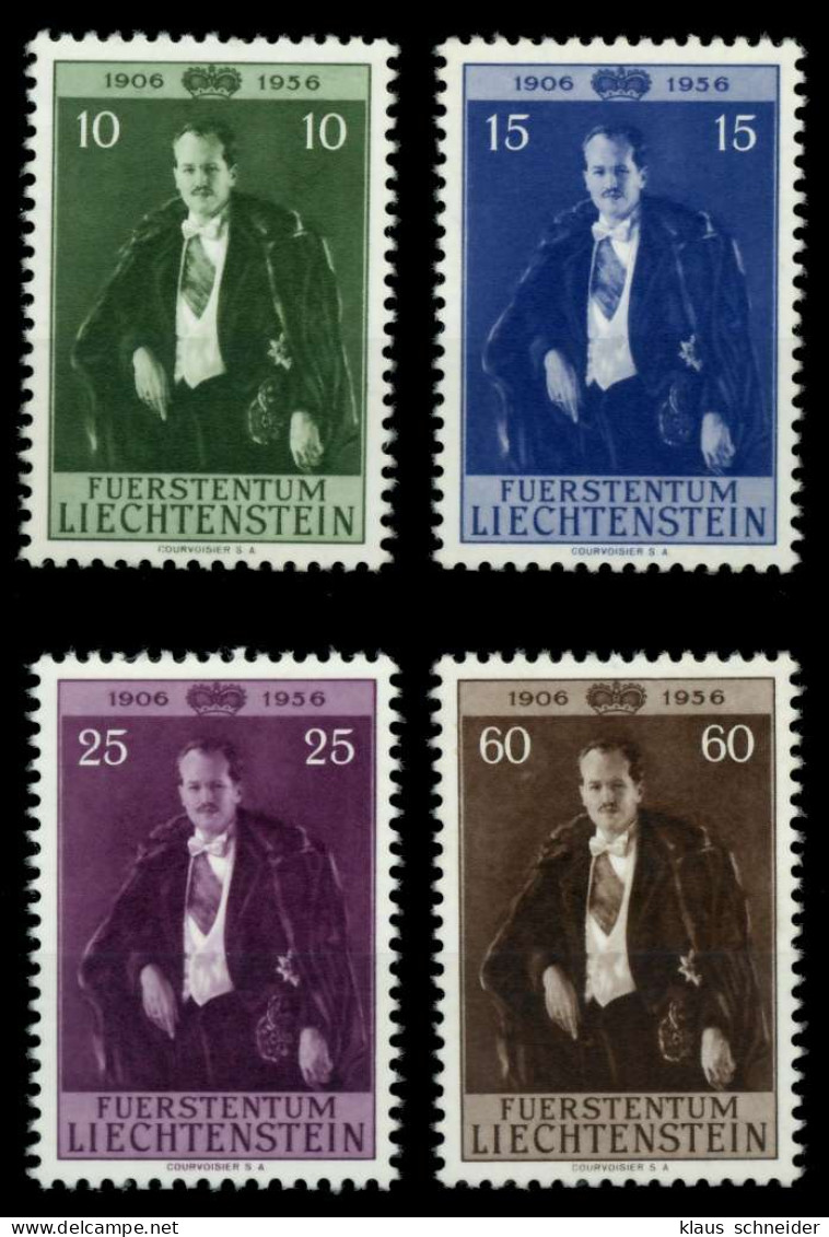 LIECHTENSTEIN 1956 Nr 348-351 Postfrisch X6FE612 - Unused Stamps