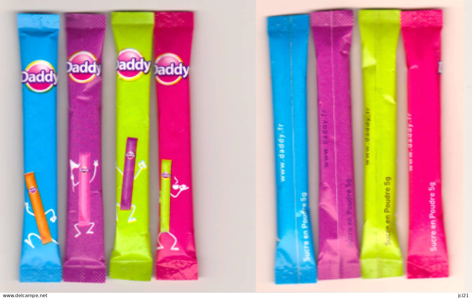 4 Stick De Sucre, Sugar " Daddy " (scan Recto-verso) [S136]_Di216 - Sucres