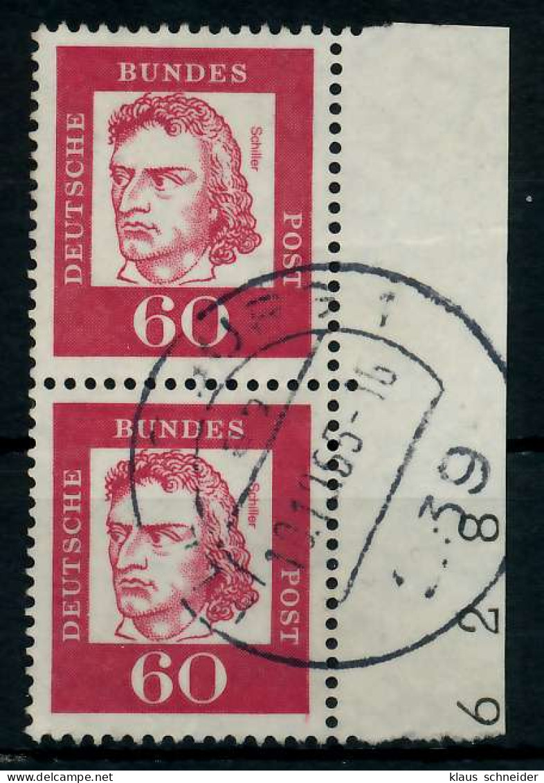BRD DS BED. DEUT. Nr 357y Zentrisch Gestempelt SENKR PAAR SR X771832 - Used Stamps