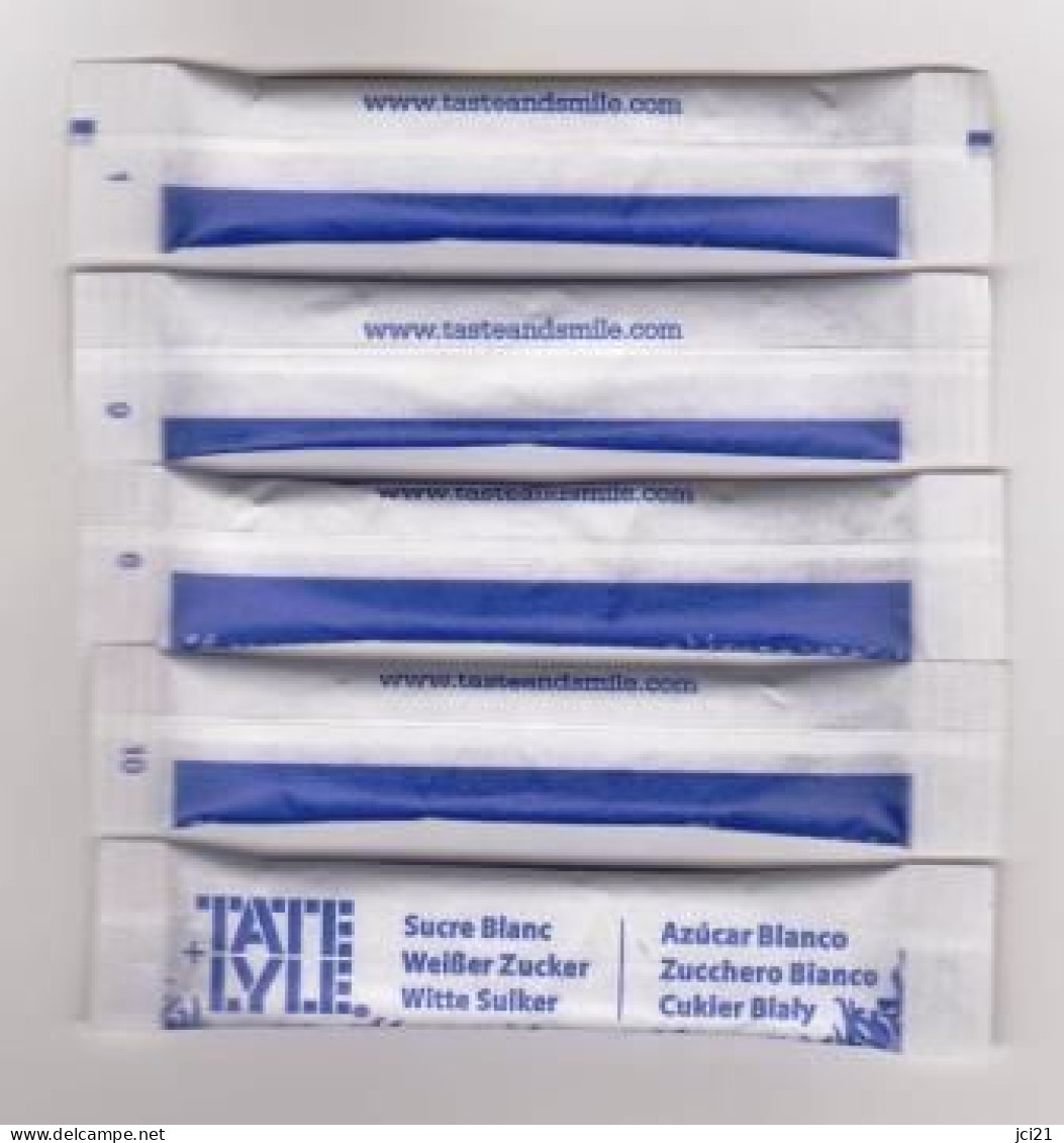 4 Stick De Sucre Bûchette " TATE LYLE " (scann Recto-verso) [S221]_Di339 - Sucres