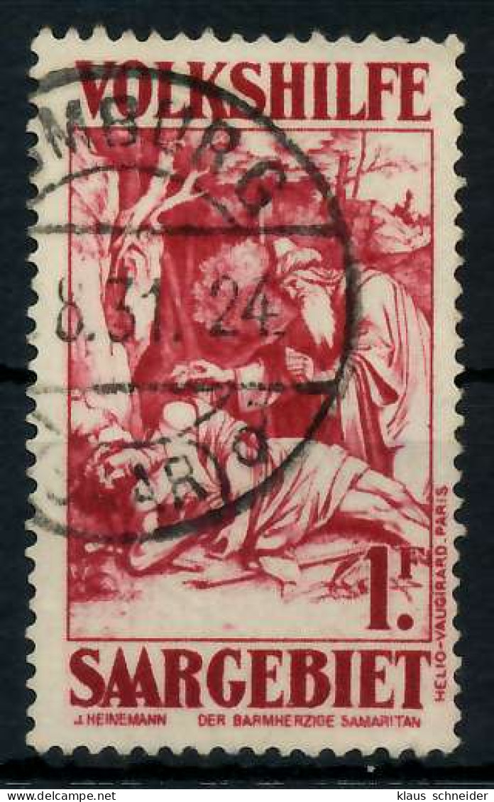 SAARGEBIET 1931 Nr 146 Gestempelt Gepr. X7B0E42 - Used Stamps