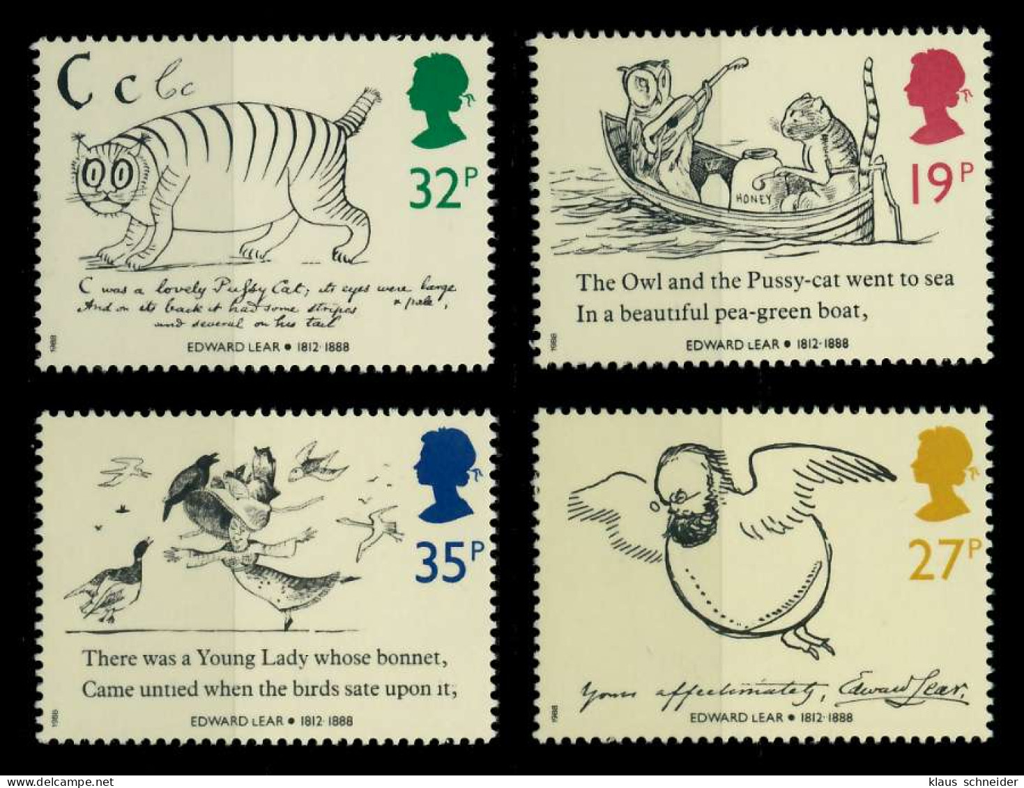 GROSSBRITANNIEN 1988 Nr 1170-1173 Postfrisch X7BFDBA - Unused Stamps