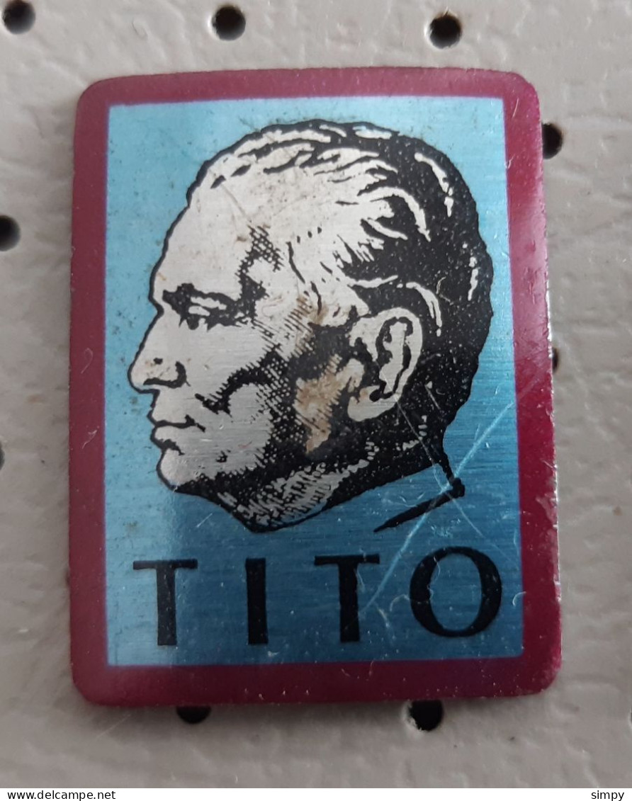 Josip Broz Tito President Of Yugoslavia  Pin - Personnes Célèbres