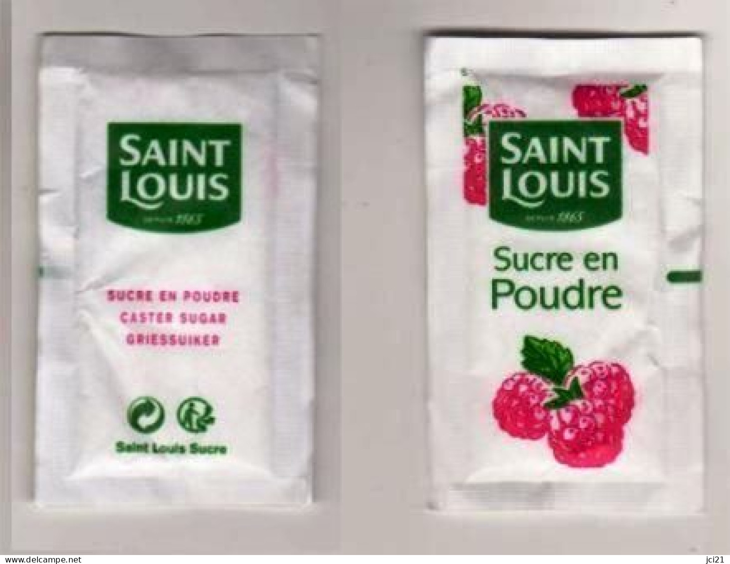 Sachet De Sucre " SAINT LOUIS " (scann Recto-verso) [S222]_Di341 - Sucres