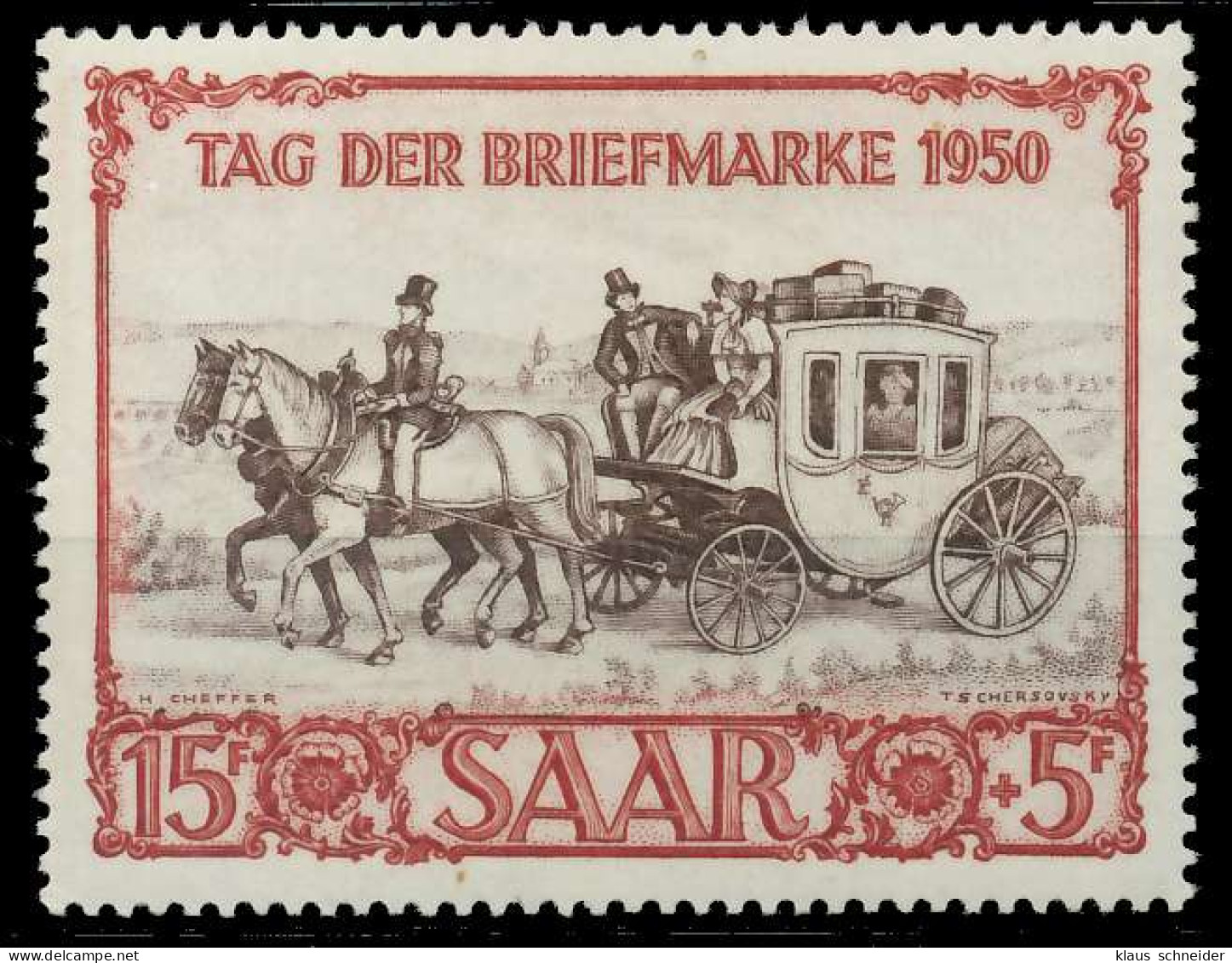 SAARLAND 1950 Nr 291 Postfrisch X7DA6DA - Unused Stamps