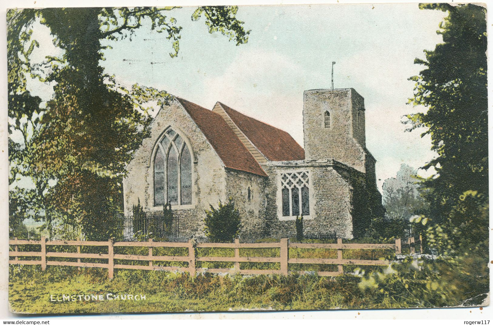Elmstone Church, 1906 Postcard - Autres & Non Classés