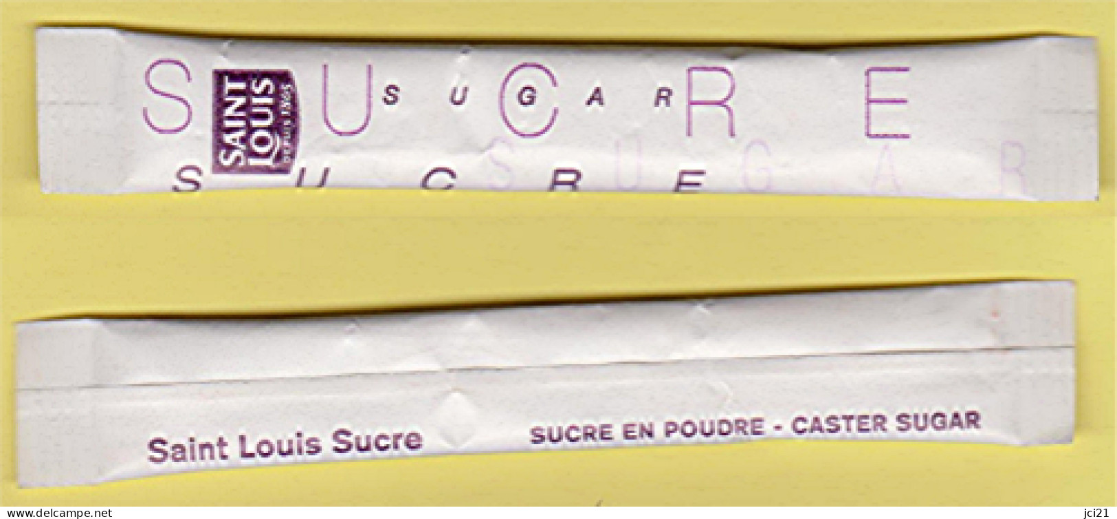 Stick De Sucre, Sugar "SAINT LOUIS" (scan Recto-verso) [S008]_D229 - Sugars