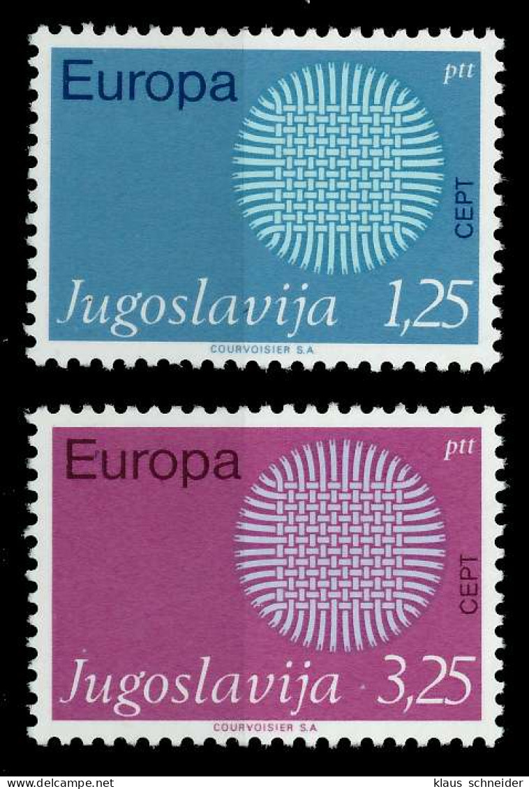 JUGOSLAWIEN 1970 Nr 1379-1380 Postfrisch X809BDA - Neufs