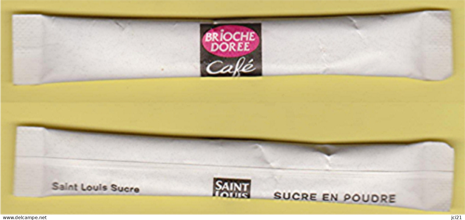 Stick De Sucre, Sugar " BRIOCHE DOREE " (scan Recto Verso) [S009]_D228 - Azúcar