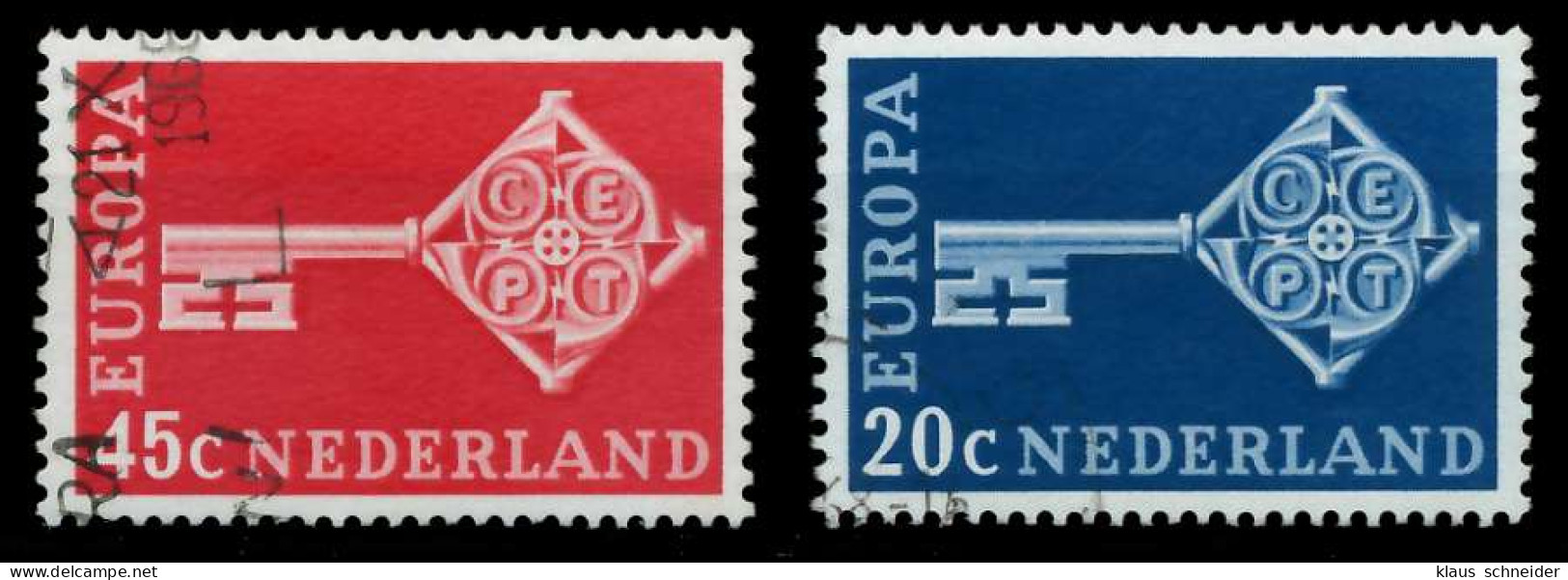 NIEDERLANDE 1968 Nr 899-900 Gestempelt X9D1862 - Usati