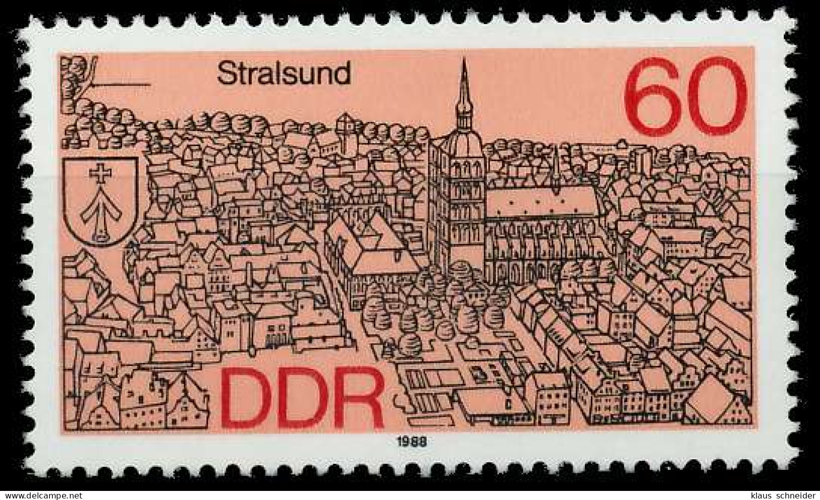 DDR 1988 Nr 3164 Postfrisch SB70372 - Neufs