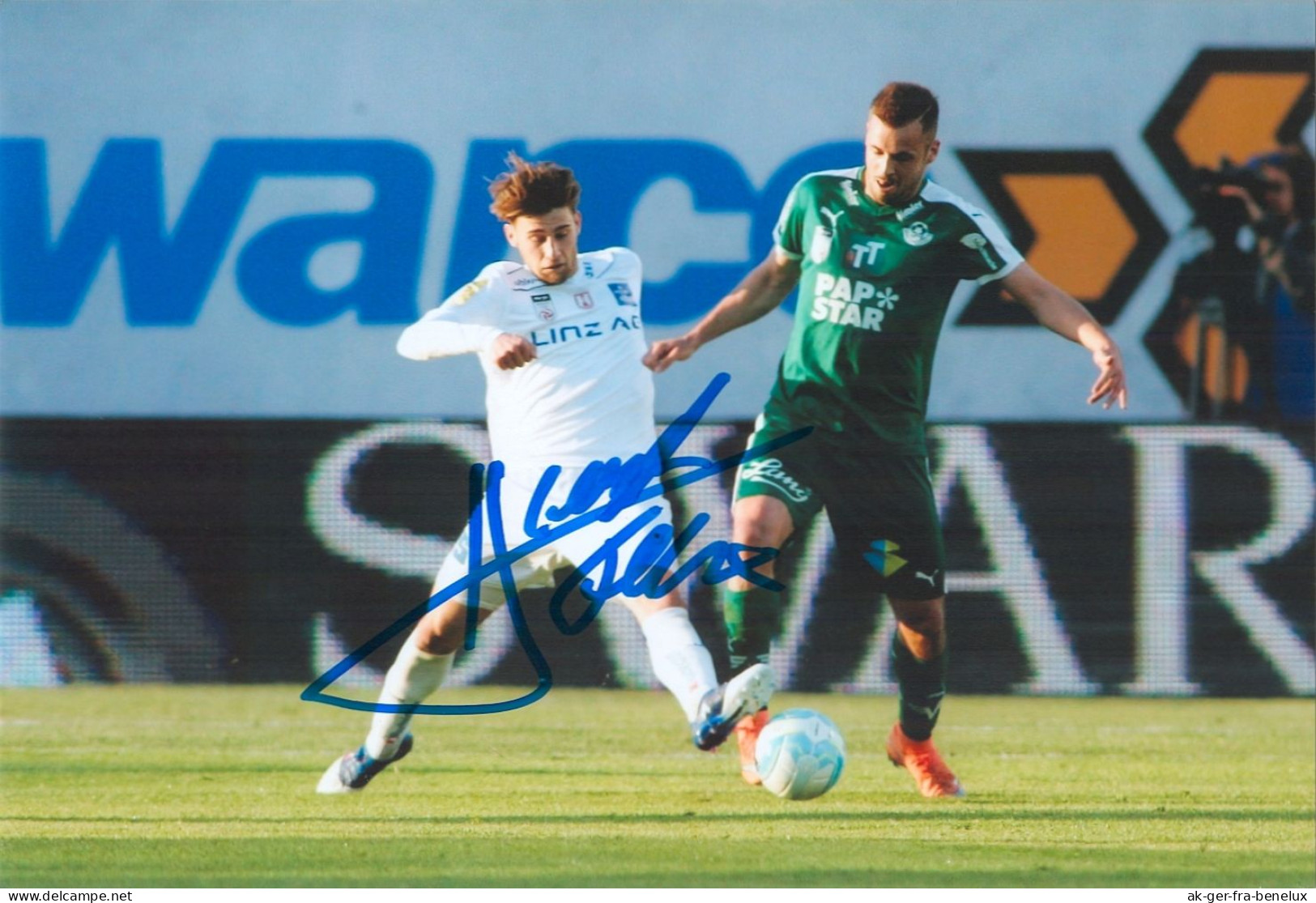 6)Autogramm Felix Huspek FC Blau-Weiß Linz 2018 BW Schlüßlberg Grieskirchen Wallern An Der Trattnach SV Austria Salzburg - Autogramme
