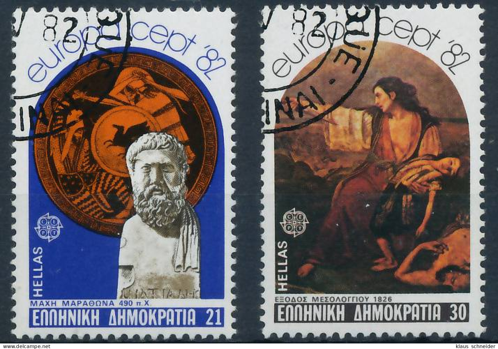 GRIECHENLAND 1982 Nr 1481-1482 Gestempelt X5B52AE - Oblitérés