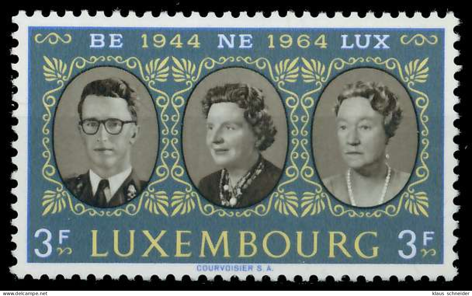 LUXEMBURG 1964 Nr 700 Postfrisch S20E1C2 - Unused Stamps