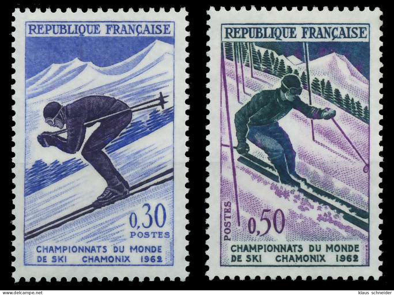 FRANKREICH 1962 Nr 1379-1380 Postfrisch X62D2CE - Unused Stamps