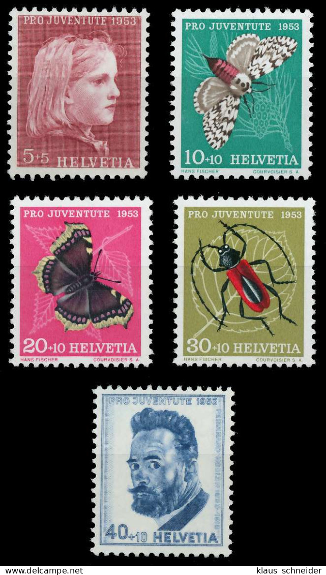 SCHWEIZ PRO JUVENTUTE Nr 588-592 Postfrisch X65765A - Neufs