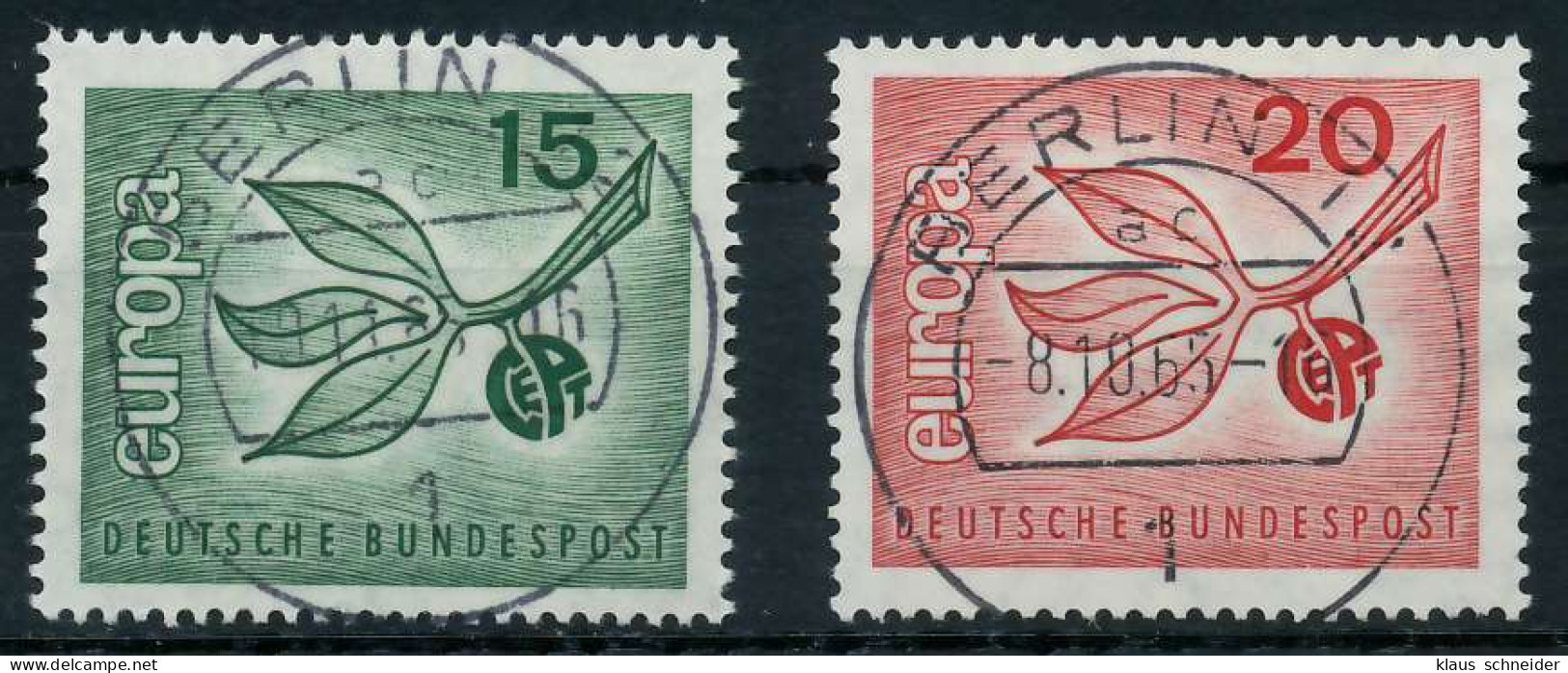 BRD BUND 1965 Nr 483-484 Zentrisch Gestempelt X69B636 - Oblitérés