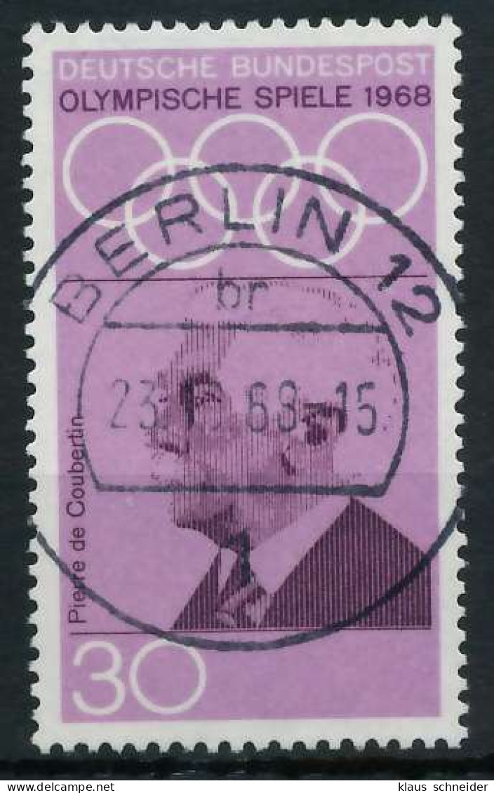 BRD BUND 1968 Nr 563 Zentrisch Gestempelt X69B70A - Used Stamps
