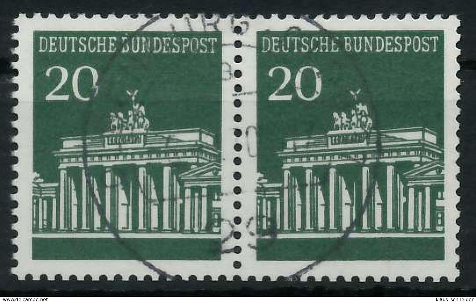 BRD BUND DS BRANDENBURGER TOR Nr 507 Zentrisch Gestempelt WA X6A347E - Used Stamps
