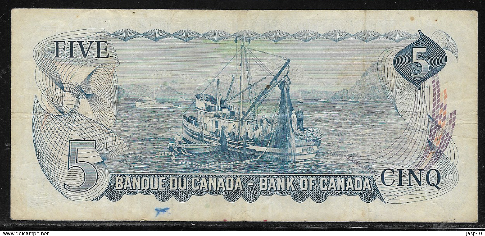 CANADA - 5 DOLLARS DE 1972 - Canada