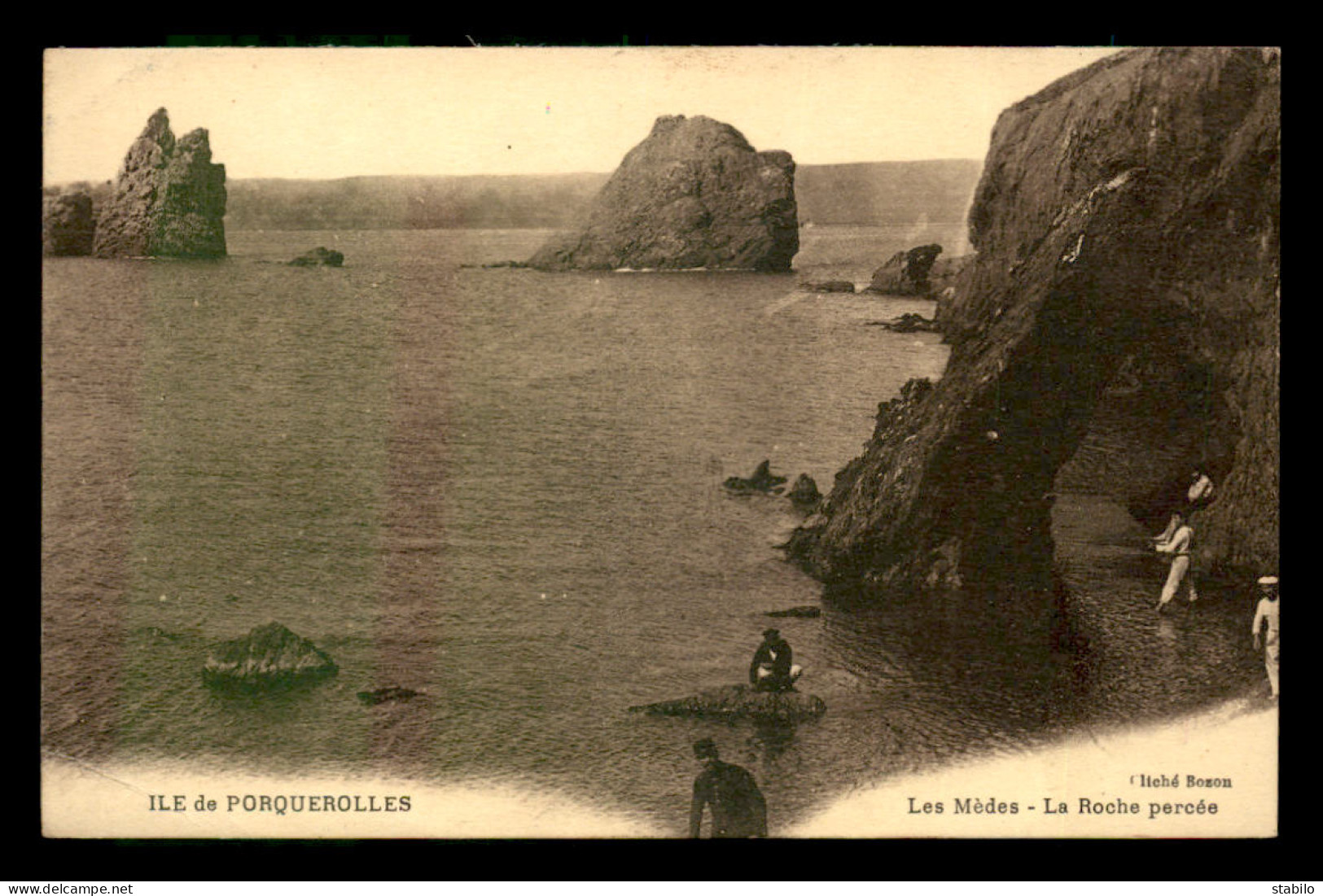 83 - PORQUEROLLES - LES MODES - LA ROCHE PERCEE - Porquerolles