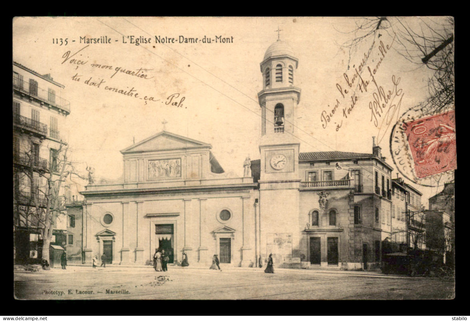 13 - MARSEILLE - L'EGLISE NOTRE-DAME-DU-MONT - Sonstige Sehenswürdigkeiten