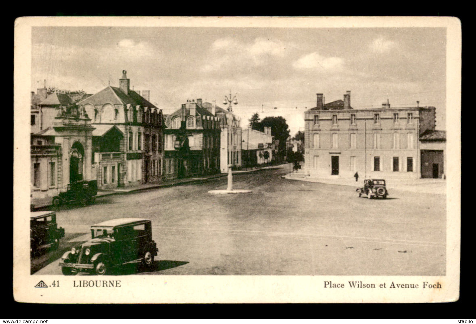 33 - LIBOURNE - PLACE WILSON ET AVENUE FOCH - Libourne