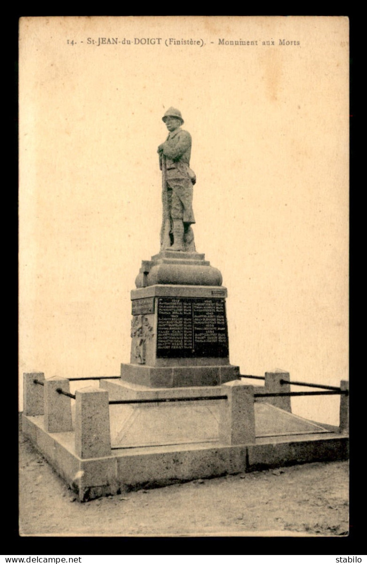 29 - SAINT-JEAN-DU-DOIGT - MONUMENT AUX MORTS - Saint-Jean-du-Doigt