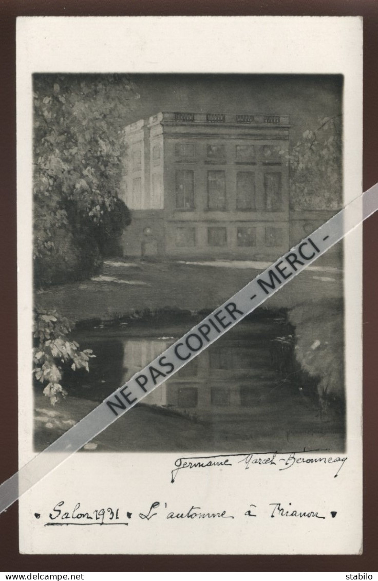 83 - LA SEYNE-SUR-MER - TABLEAU DE GERMAINE MARCHANT DECEDEE A LA SEYNE EN 1937 - CARTE PHOTO ORIGINALE - La Seyne-sur-Mer