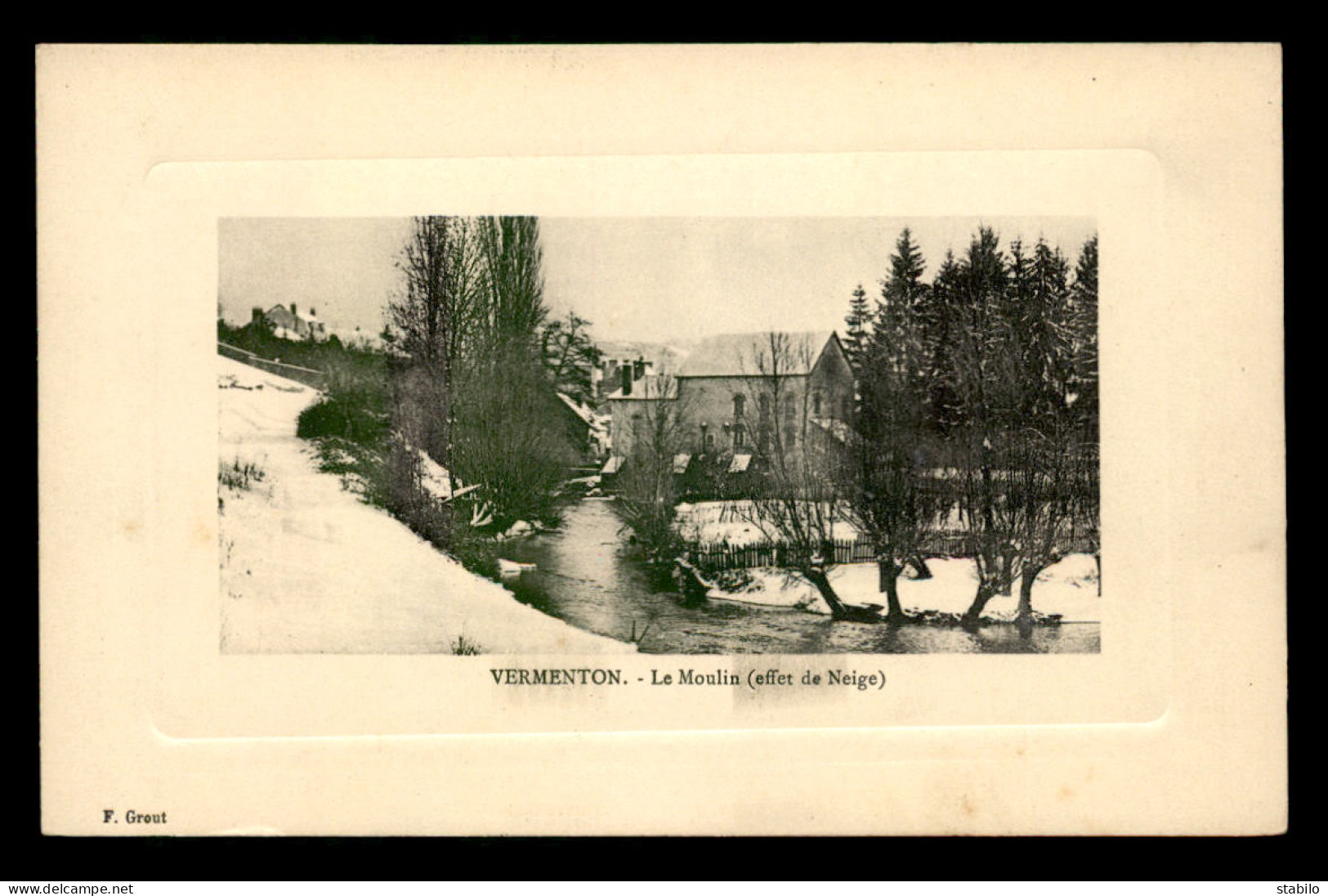 89 - VERMENTON - LE MOULIN SOUS LA NEIGE - Vermenton