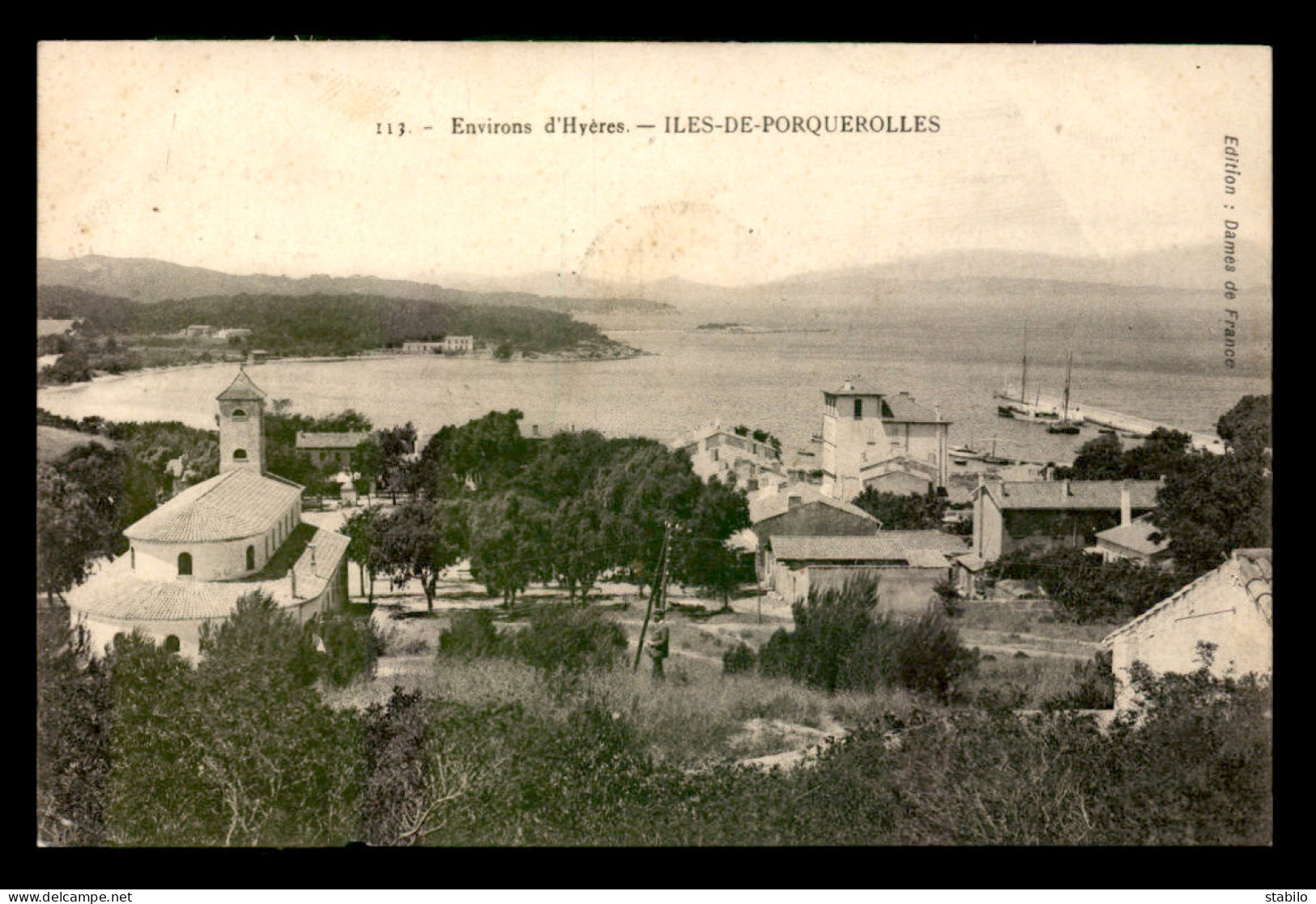 83 - PORQUEROLLES - VUE GENERALE - Porquerolles