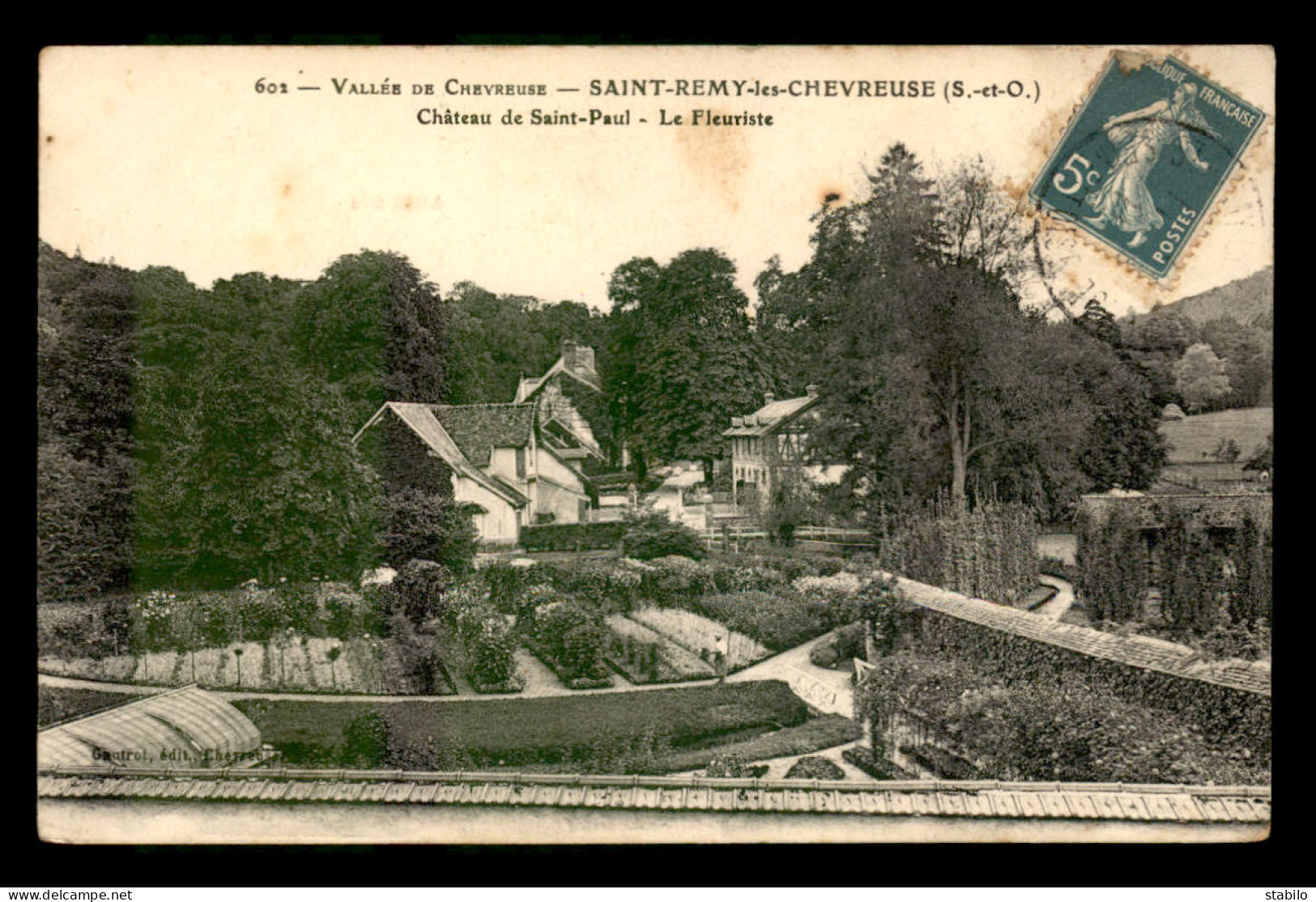 78 - SAINT-REMY-LES-CHEVREUSE - CHATEAU DE ST-PAUL - LE FLEURISTE - St.-Rémy-lès-Chevreuse