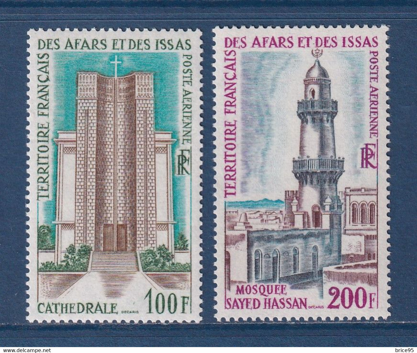 Afars Et Issas - YT PA N° 61 Et 62 ** - Neuf Sans Charnière - Poste Aérienne - 1969 - Unused Stamps