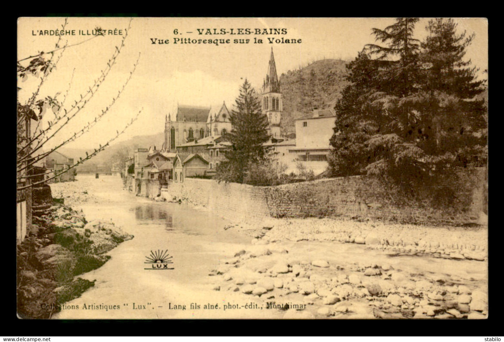 07 - VALS-LES-BAINS - VUE SUR LA VOLANE - Vals Les Bains