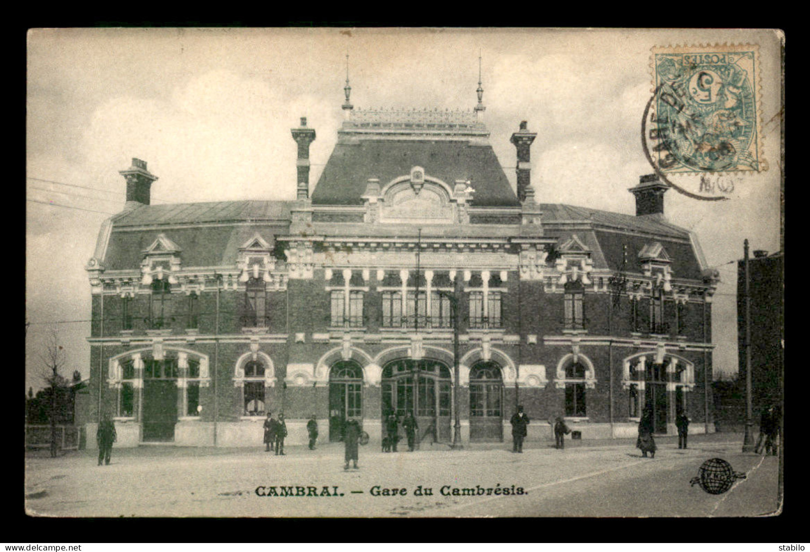 59 - CAMBRAI - FACADE DE LA GARE DE CHEMIN DE FER CAMBRESIS - Cambrai