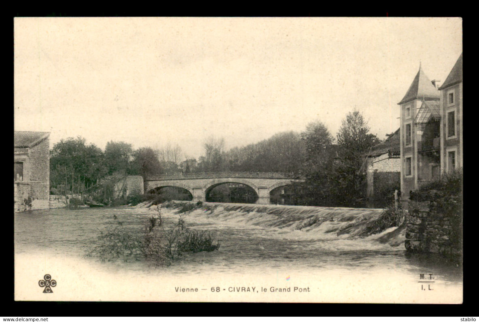 86 - CIVRAY - LE GRAND PONT - Civray